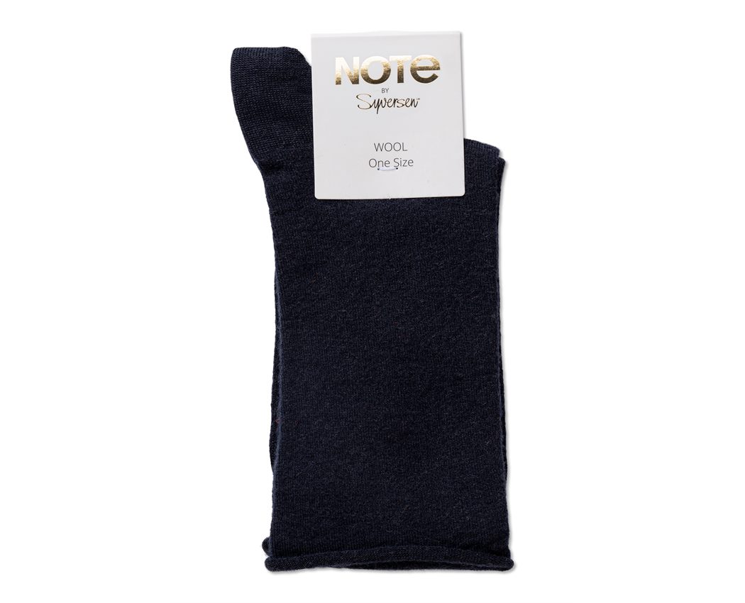 Note Woman Wool Roll Top 730 NAVY 36-41 