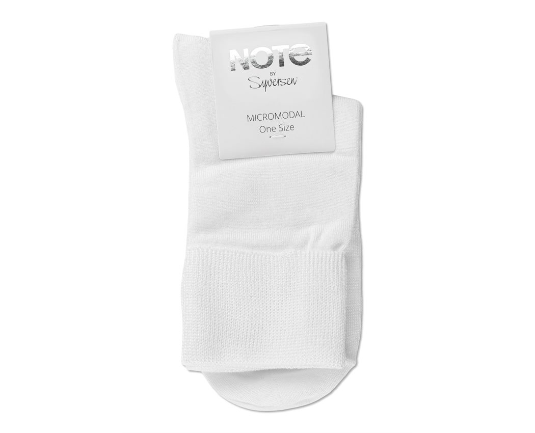 NOTE WOMAN MICROMODAL CUFF WHITE ONE SIZE 