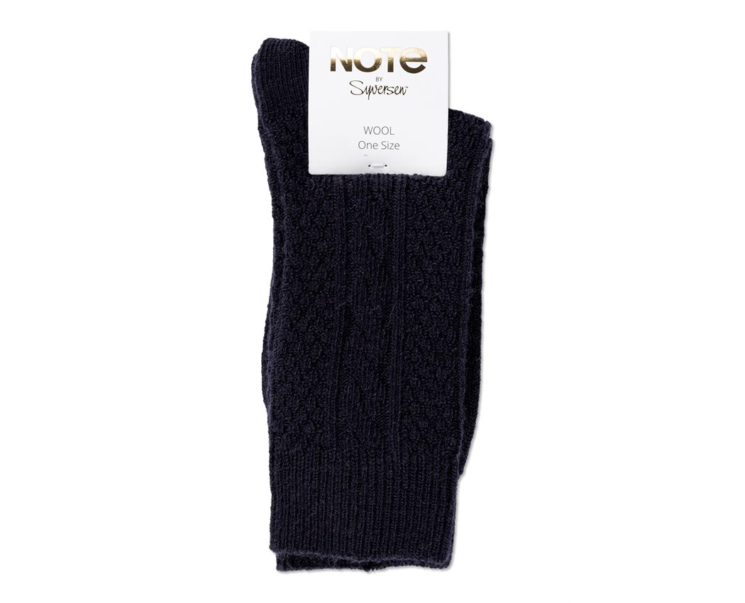 NOTE WOMAN WOOL CABLE 730 NAVY 36-41 