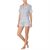 DKNY NEW SIGNATURE S/S TOP & BOXER PJ GREY HEATHER LARGE 