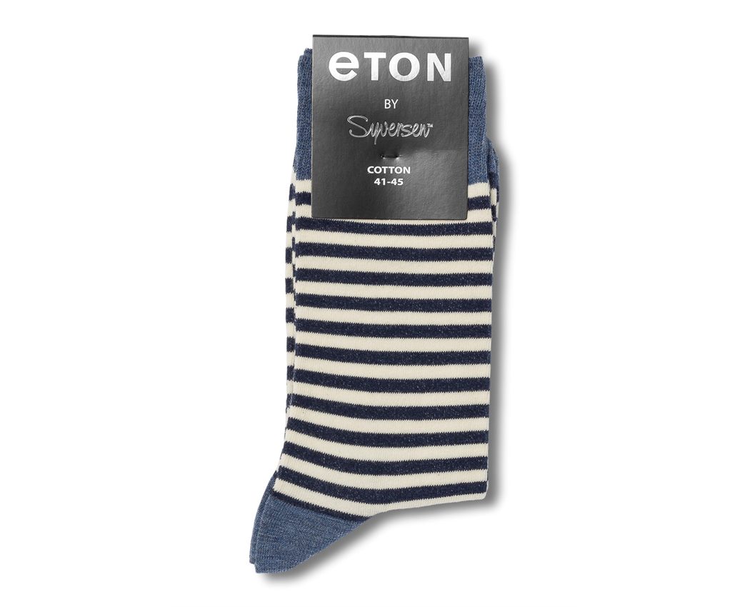Eton Cotton Stripes Jeans/Raw White 41-45 