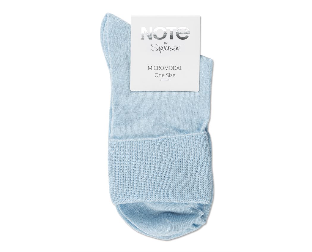 NOTE WOMAN MICROMODAL CUFF LIGHT BLUE ONE SIZE 