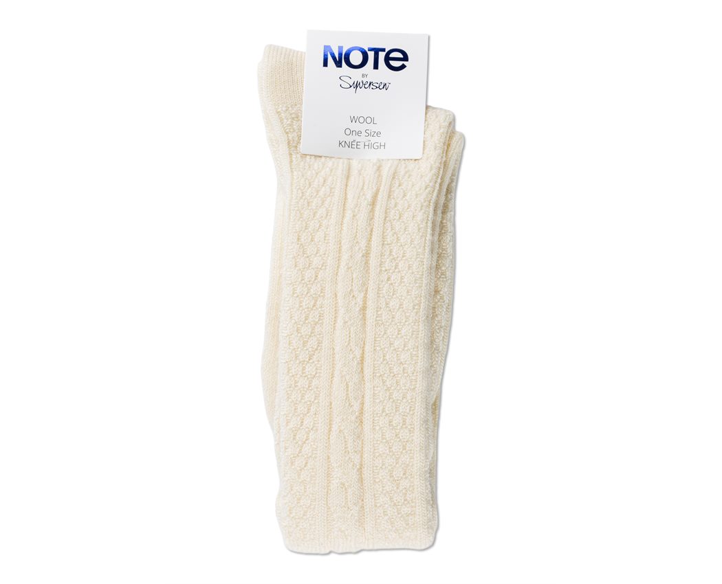 Note Woman Wool Cable Knee-High 765 OFFWHITE 36-41 