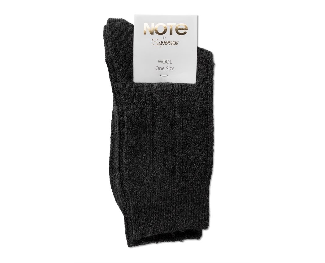 NOTE WOMAN WOOL CABLE 836 ANTRACITE 36-41 