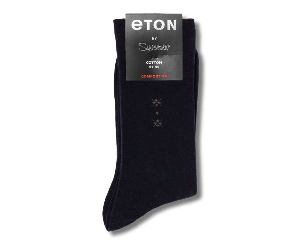 Eton Cotton Small Argyle Comf. Top 52269 Dark Blue 41-45 