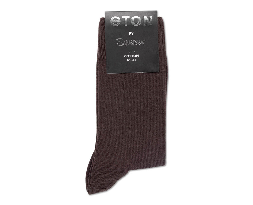 Eton Cotton/Lycra Plain 1202 Dark Brown 41-45 