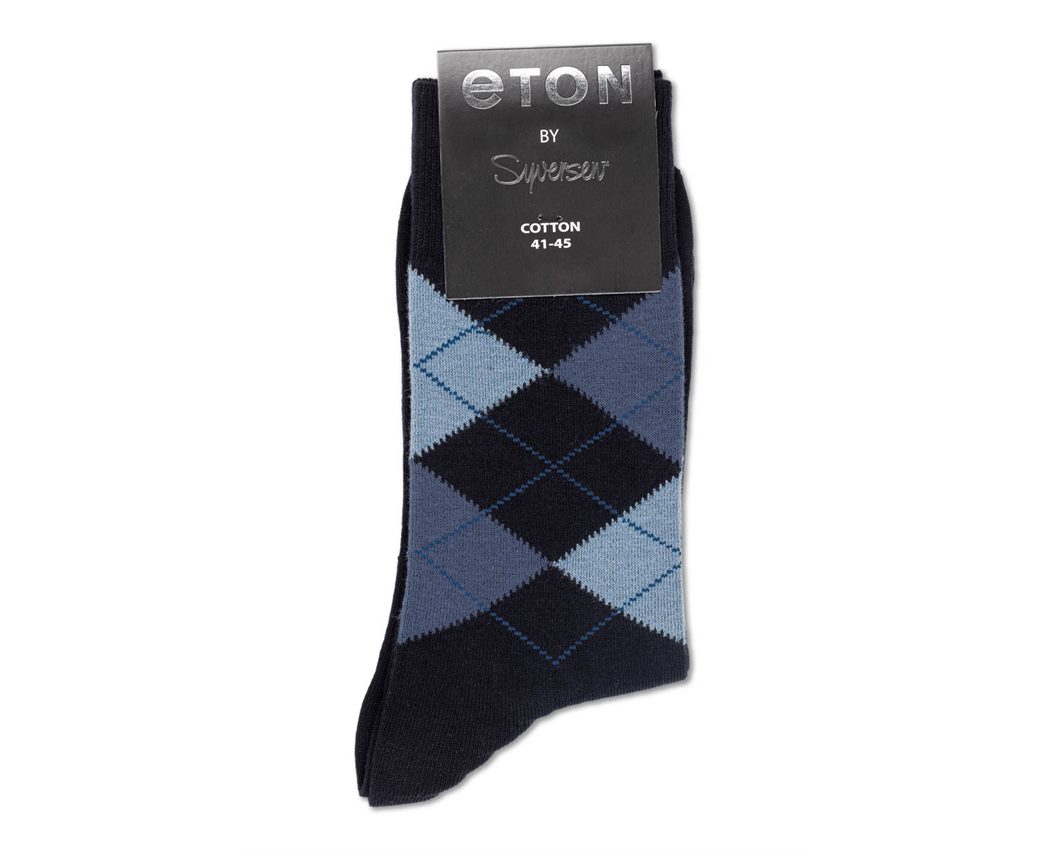 Eton Cotton Argyle 52269 Blue/White 41-45