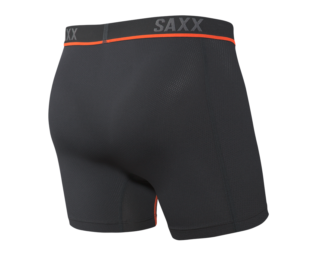 SAXX Kinetic HD Boxer BLACK/VERMILLION MEDIUM