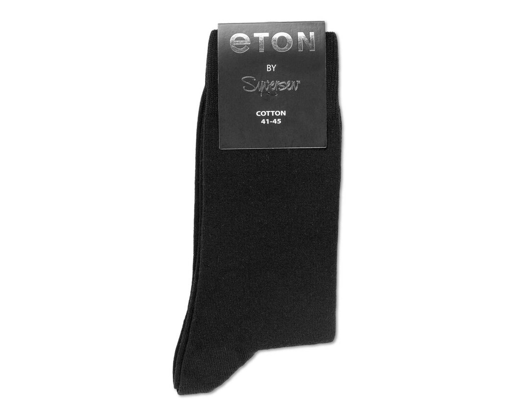 Eton Cotton/Lycra Plain Black 41-45 