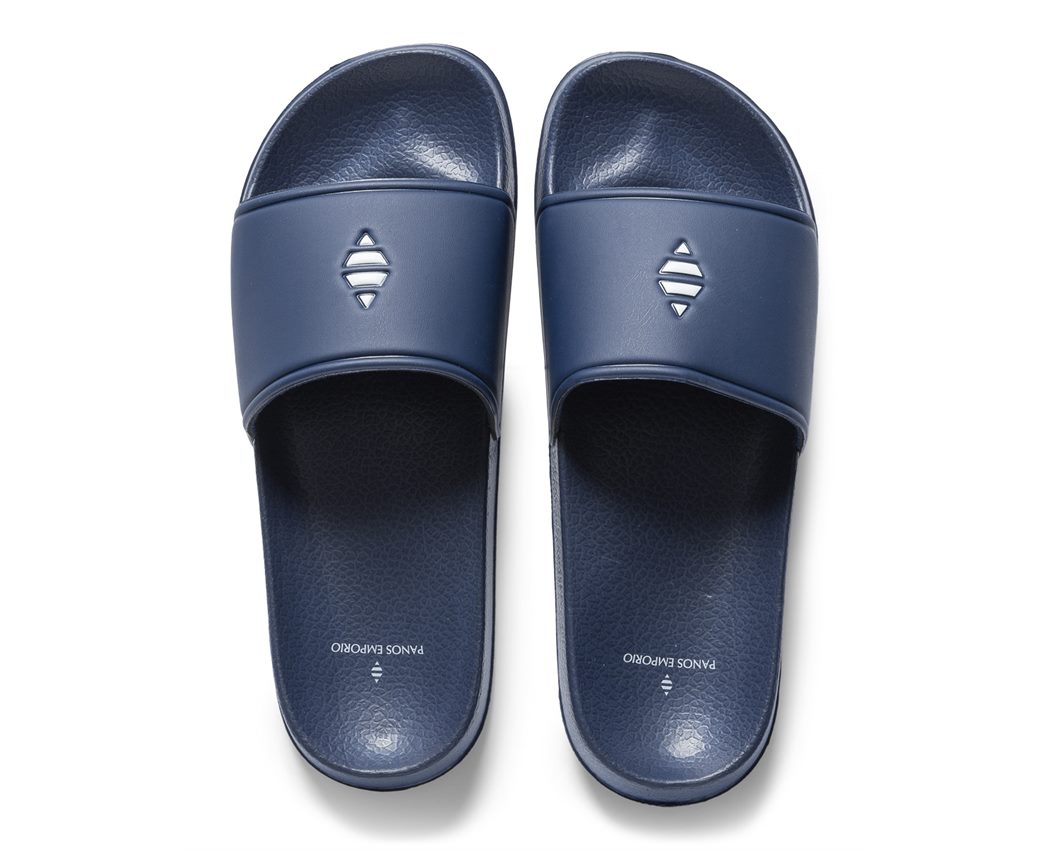 Unisex Slide Sandal DARK BLUE/WHITE 37