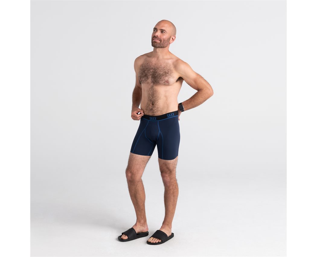 SAXX KINETIC HD BOXER NAVY/CITY BLUE LARGE