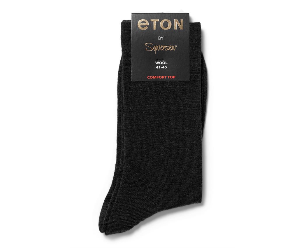 Eton Wool Plain Comfort Top Black 45-48 