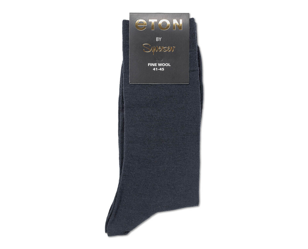 Eton Fine Wool Plain 477 Dark Blue 45-48 