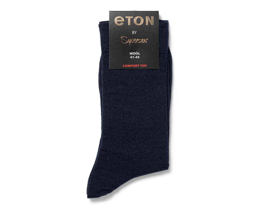Eton 10pk Ull Sokk Comfort Top Dark Blue 41-45 
