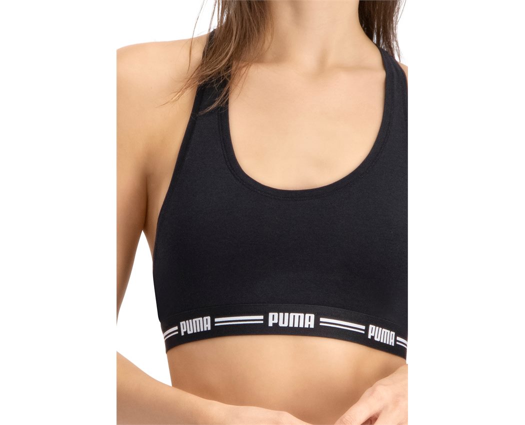 PUMA W ICONIC RACER BACK TOP 200 BLACK SMALL 
