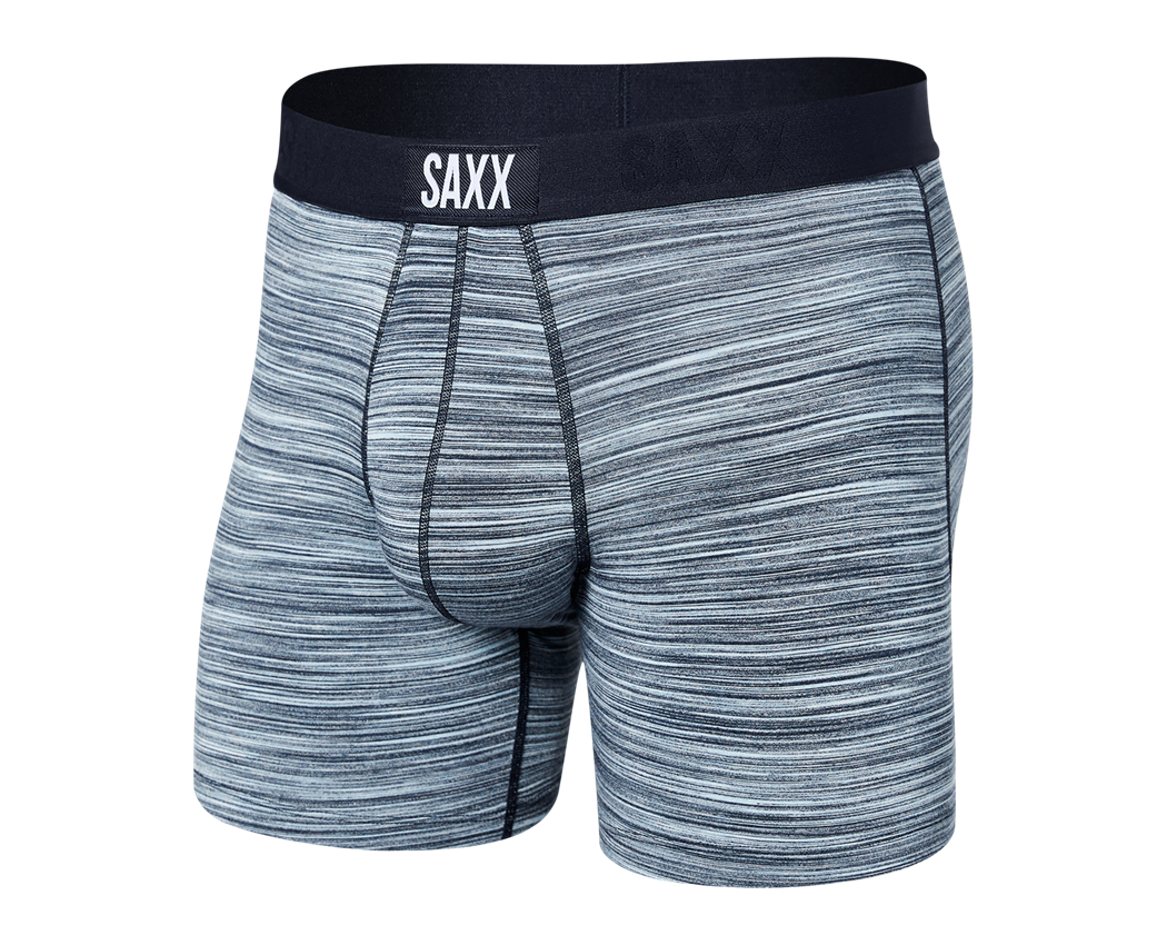 SAXX Vibe Boxer SPACEDYE HEATHER-BLUE LARGE