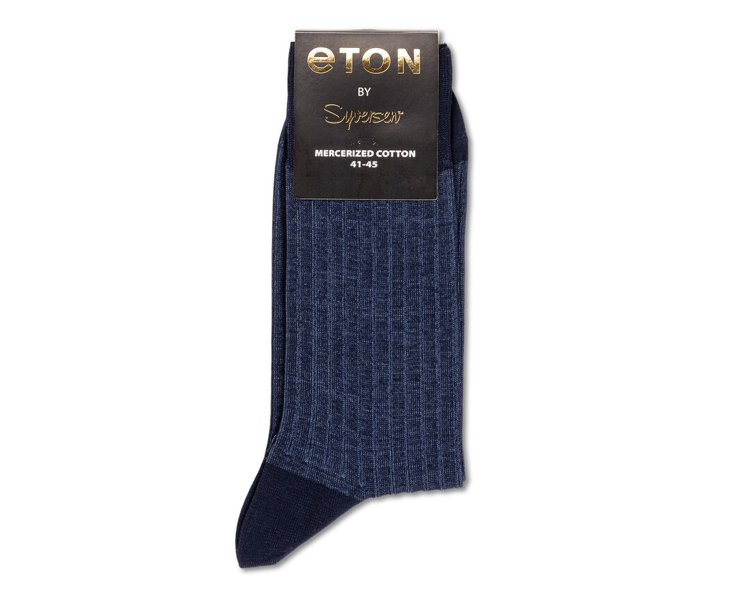 Eton Merc.Cotton Rib Bi-Colour Dark Blue 41-45 