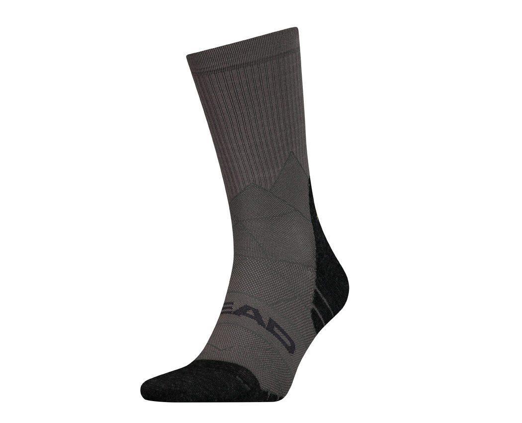 Head 1pk wool hiking sock Black/Grey 39-42