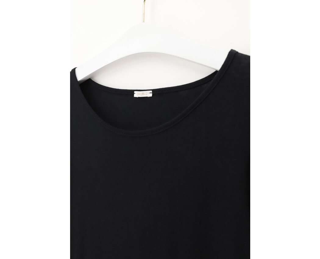 Oroblu Perfect Line Cashm Tshirt L/S Mrl BLACK SMALL 