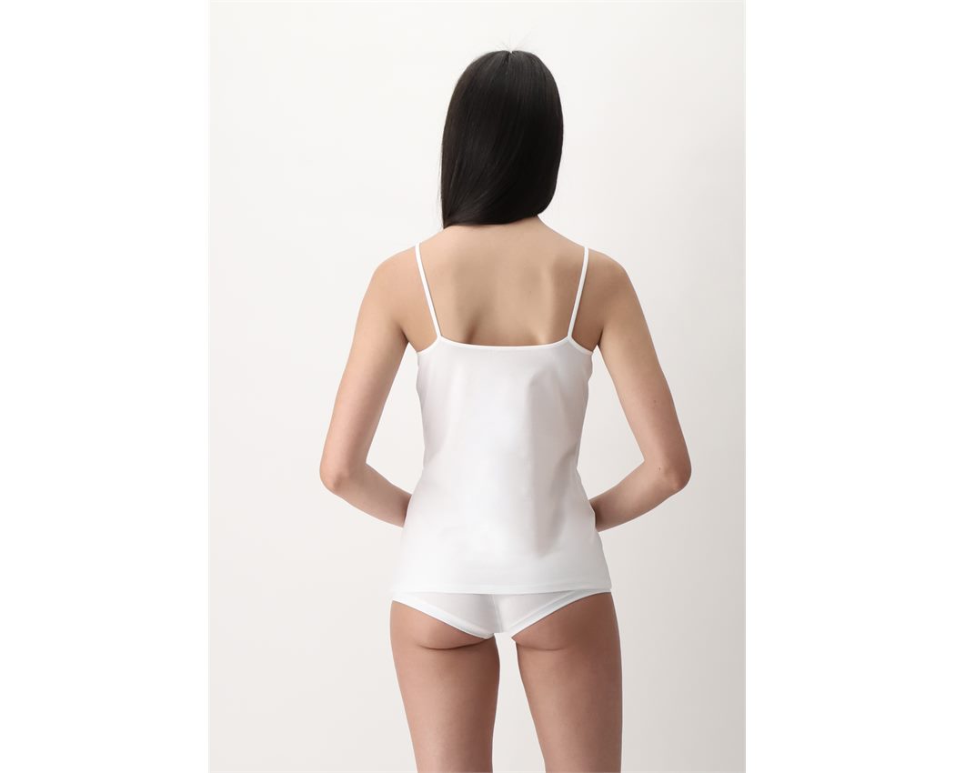 OROBLU PERF LINE COTT/MOD TOP WSTRAP CRR WHITE LARGE 
