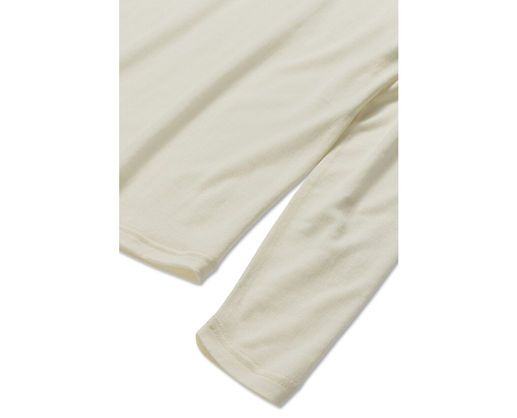 Wool/Tencel Tee Long Sleeve OFFWHITE X-SMALL 